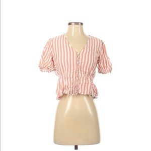 Madewell short sleeve blouse